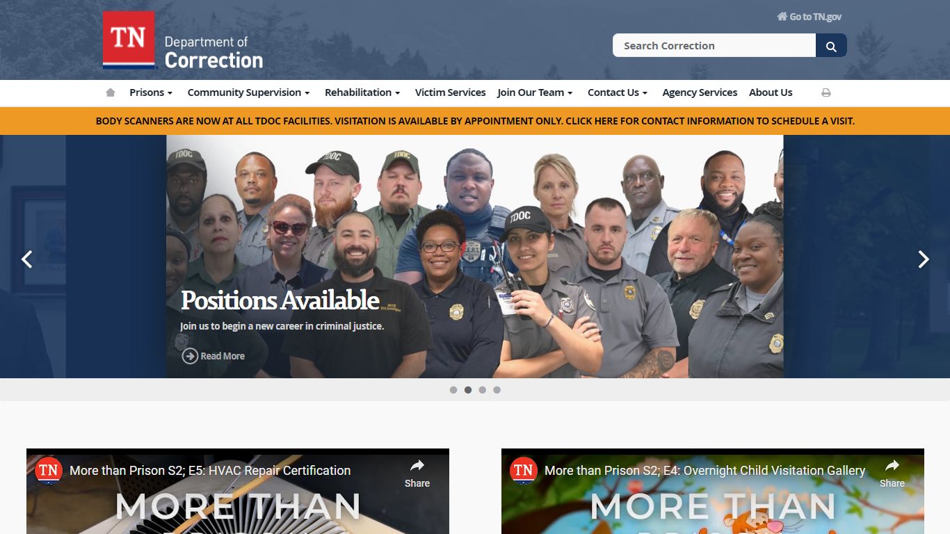 Department of Correction - TN.gov